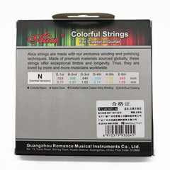(Ready Stock) Alice AC107C Classical Guitar String Gitar Tali Colorful Nylon String 古典彩色吉他弦
