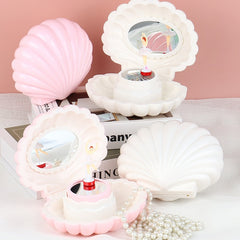 (Ready Stock) Amazthing Shell Jewelry + Music Box with Ballerina Dancer and Light Kids Birthday/Christmas Gift 贝壳音乐盒