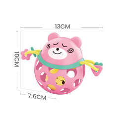 (Ready Stock) Amazthing Silicone Toddler Toy Animal Gelatin Rattles for 3-24 months Baby Infants Educational Toys 动物软胶摇铃