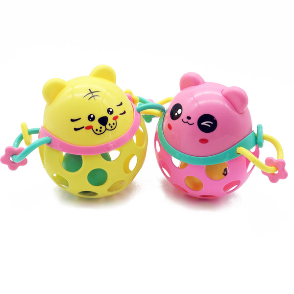 (Ready Stock) Amazthing Silicone Toddler Toy Animal Gelatin Rattles for 3-24 months Baby Infants Educational Toys 动物软胶摇铃