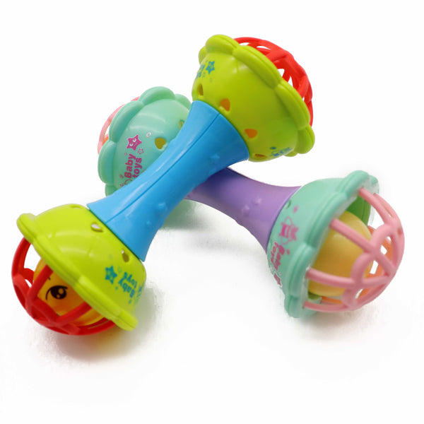(Ready Stock) Amazthing Toddler Toy Double Head Ringing Hammer for 3-24 months kids Educational Toy 双头摇铃
