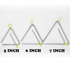 (Ready Stock) Amazthing (5/6/7 inch) Triangle Bell / Kerincing Musical Toy Alat Muzik Percussion Instrument三角铁