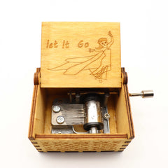 (Ready Stock) Amazthing Wooden Music Box/Kotak Musik (Harry Potter, Let it go, Birthday, Christmas) Gift 木制音乐盒