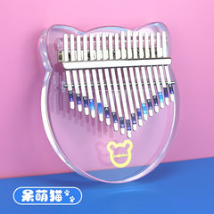 (Ready Stock) Amazthing Acrylic 17 keys Transparent Kalimba Thumb Piano 拇指琴