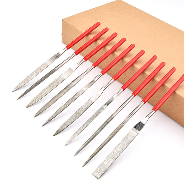 Ready Stock Amazthing Guitar Neck Rest Groove Polishing File Set of 10 | Luthier Repair Tools for Fretboard Maintenance