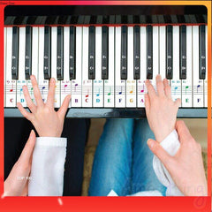 (Ready Stock) Amazthing 61/76/88 Keys Piano and Keyboard Sticker for beginner 钢琴键盘贴纸