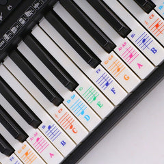 (Ready Stock) Amazthing 61/76/88 Keys Piano and Keyboard Sticker for beginner 钢琴键盘贴纸