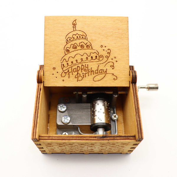 (Ready Stock) Amazthing Wooden Music Box/Kotak Musik (Harry Potter, Let it go, Birthday, Christmas) Gift 木制音乐盒