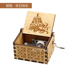 (Ready Stock) Amazthing Wooden Music Box/Kotak Musik (Harry Potter, Let it go, Birthday, Christmas) Gift 木制音乐盒