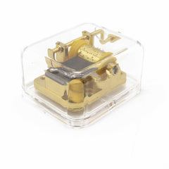 (Ready Stock) Amazthing Acylic Transparent Music Box Hand Crank Gift Birthday/Christmas/Valentine 音乐盒