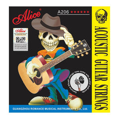 (Ready Stock) Alice A206-SL Acoustics Guitar String Super Light 0.011-0.052 爱丽丝民谣吉他弦