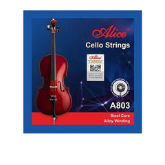 (Ready Stock) Amazthing Alice Cello String Full Set (C-G-D-A) for all size cello 大提琴弦套组