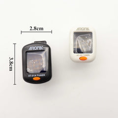 (Ready Stock) AROMA AT-101 Digital Rotatable Clip-on Tuner (Black) for Chromatic Guitar Bass Violin and Ukulele 调音器