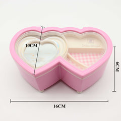 (Ready Stock) Amazthing Double Love Shape Music Box/ Kotak Musik with Dancer Birthday/Valentine Gift 双心形音乐盒 music random