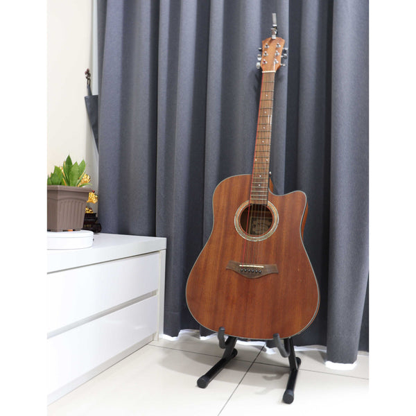 Ready Stock Amazthing Black Guitar Folding A-Frame Stand with Soft Foam Arms 吉他A型架可折叠 | Acoustic/ Electric /Ukulele