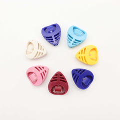 (Ready Stock) Amazthing Triangle Heart-shaped ABS Pick Plectrum Holder | Mini Case 吉他拨片夹 | Guitar Ukulele Bass Player