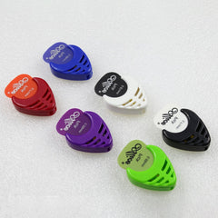 (Ready Stock) Amazthing Triangle Heart-shaped ABS Pick Plectrum Holder | Mini Case 吉他拨片夹 | Guitar Ukulele Bass Player