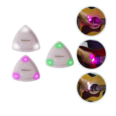 Ready Stock Amazthing Glowing Acoustic Guitar Picks with LED Light Touch Luminous | Guitar Accessories