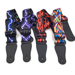 Ready Stock Amazthing Graphic Guitar Strap Adjustable Guitar Belt 吉他背带 | Classical, Electric, Acoustic Guitar, Ukulele