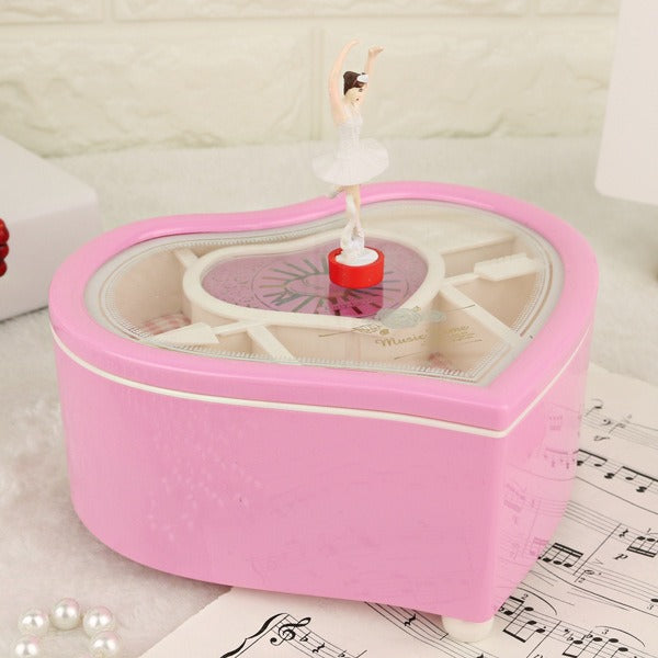 (Ready Stock) Amazthing Single Love Shape Music Box/ Kotak Musik with Dancer Birthday/Valentine Gift 心形音乐盒