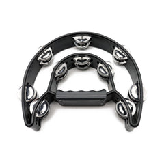 (Ready Stock) Amazthing Alat-alat Muzik Double Half Moon Tambourine or Rebana Ktv/Party Percussion Instrument 铃鼓