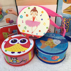 (Ready Stock) Amazthing Cartoon Kids Drum Musical Educational Toys suitable for 1-3 years old Gendang Budak 儿童小鼓