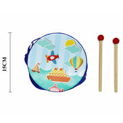 (Ready Stock) Amazthing Cartoon Kids Drum Musical Educational Toys suitable for 1-3 years old Gendang Budak 儿童小鼓