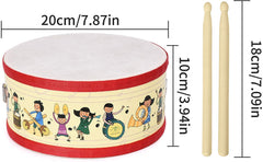 (Ready Stock) Amazthing Kids Drum Set Musical Percussion Instrument Educational Toys Gendang Budak 儿童小鼓