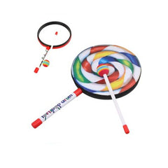 Ready Stock Amazthing Lollipop Hand Drum with Drumstick | Alat Muzik Percussion Instrument Toy for kids