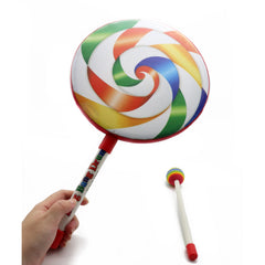 Ready Stock Amazthing Lollipop Hand Drum with Drumstick | Alat Muzik Percussion Instrument Toy for kids