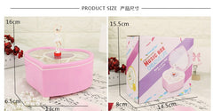 (Ready Stock) Amazthing Single Love Shape Music Box/ Kotak Musik with Dancer Birthday/Valentine Gift 心形音乐盒