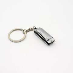 (Ready Stock) Amazthing Metal Mini Harmonica Keychain (1.4"x 0.5"x 0.3") 迷你口琴钥匙扣