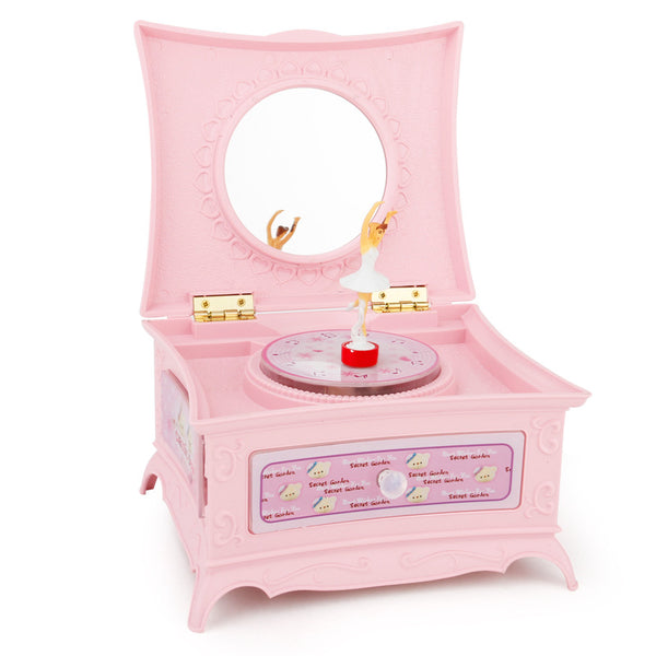 Ready Stock Amazthing Pink Jewelry Music Box with Ballerina Dancer and Light | Kids Birthday/Christmas Gift 首饰音乐盒