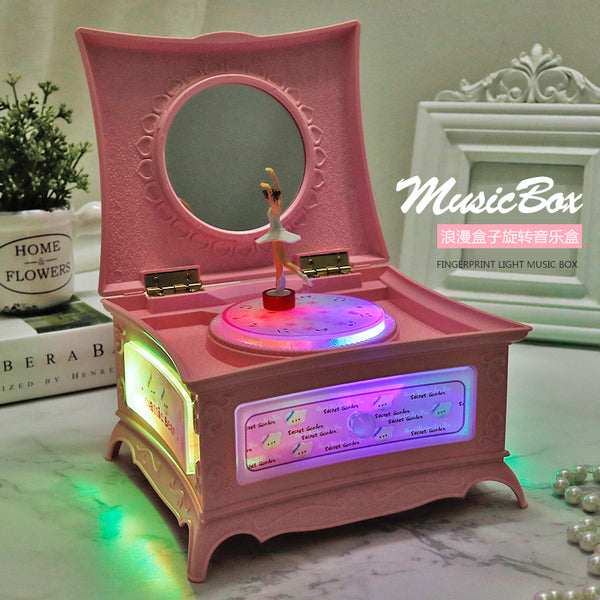 Ready Stock Amazthing Pink Jewelry Music Box with Ballerina Dancer and Light | Kids Birthday/Christmas Gift 首饰音乐盒