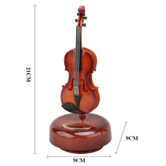 (Ready Stock) Amazthing Instruments Rotating Music Box/Kotak Musik (Violin, Lube and Guitar) Birthday Gift旋转乐器音乐盒