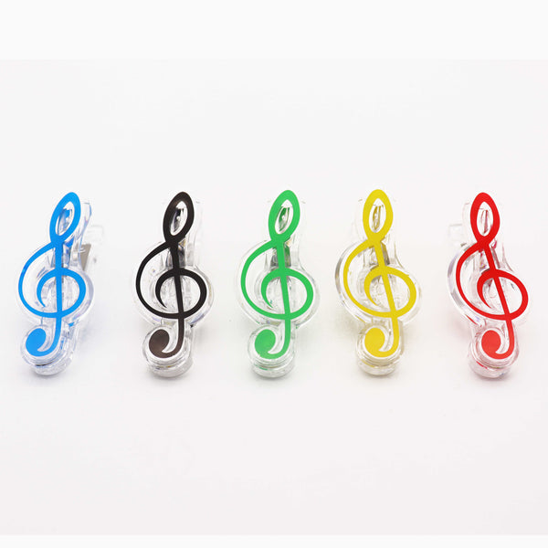 Amazthing Small Music Note Clip Treble Clef Colors Random Gift for Kids