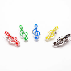 Amazthing Small Music Note Clip Treble Clef Colors Random Gift for Kids