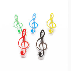 Amazthing Small Music Note Clip Treble Clef Colors Random Gift for Kids