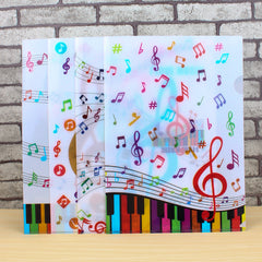 Amazthing Music Design L Shape Music Sheet Holder | PP Folder A4 Size