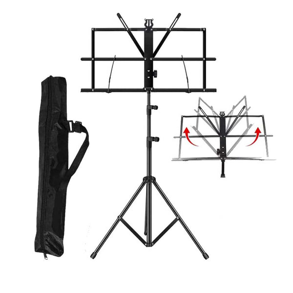 Ready Stock Amazthing Adjustable Music Stand with Carrying Bag for Guitar Ukulele Violin Viola Cello Player