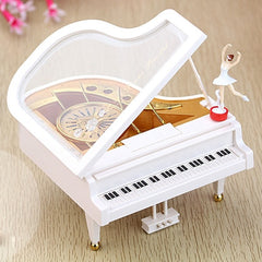 (Ready Stock) Amazthing Piano Shape Music Box/ Kotak Musik (S, L size) Birthday, Christmas Gift Home Decoration 钢琴音乐盒