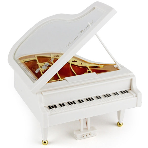 (Ready Stock) Amazthing Piano Shape Music Box/ Kotak Musik (S, L size) Birthday, Christmas Gift Home Decoration 钢琴音乐盒