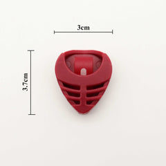 (Ready Stock) Amazthing Triangle Heart-shaped ABS Pick Plectrum Holder | Mini Case 吉他拨片夹 | Guitar Ukulele Bass Player