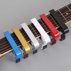 (Ready Stock) Amazthing Alloy Guitar/Ukulele Capo Guitar Accessories Quick Change Clamp Key 吉他变调夹