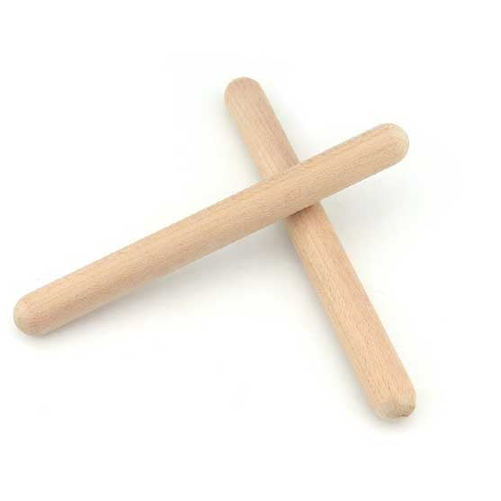 (Ready Stock) Amazthing 1 pair Rhythm Stick 20cm Percussion Instrument Educational Toys 木制节奏棒