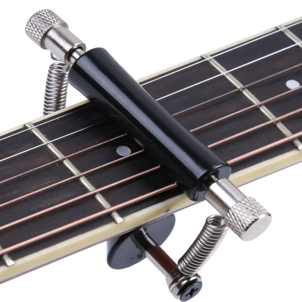 (Ready Stock) Amazthing Guitar Rolling Capo Gitar Kapo | Slides Easy Tunning for 4-6 Strings Guitar 吉他可移动变调夹