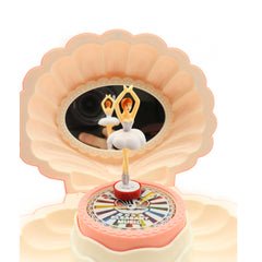 (Ready Stock) Amazthing Shell Jewelry + Music Box with Ballerina Dancer and Light Kids Birthday/Christmas Gift 贝壳音乐盒
