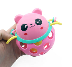 (Ready Stock) Amazthing Silicone Toddler Toy Animal Gelatin Rattles for 3-24 months Baby Infants Educational Toys 动物软胶摇铃