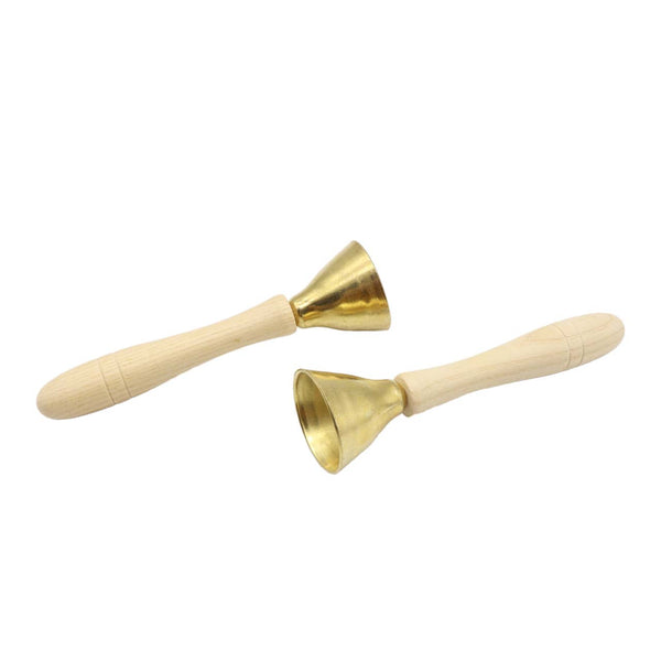 Ready Stock Amazthing 1 pair (2pcs) Sleigh Bell Handle Bell 碰钟 | Alat Muzik 儿童敲击乐器 | Educational Toys