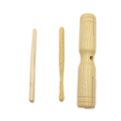 (Ready Stock) Amazthing Two Tone Wood Block or Kayu Tik Tok Alat Muzik Musical Toy Percussion Instrument双响筒